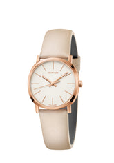 Calvin Klein Posh Damenuhr, 32mm Quarzuhr mit silbernem Zifferblatt und Edelstahlarmband, Swiss Made, K8Q336X2
