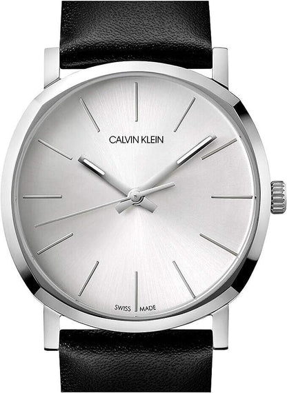 Calvin Klein Posh Damenuhr, 32mm Quarzuhr mit Schweizer Uhrwerks, elegantes Design, silbernes Zifferblatt und Edelstahlarmband