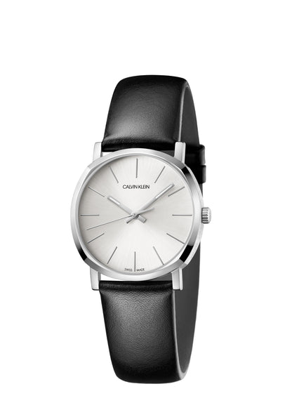Calvin Klein Posh Damenuhr, Quarzuhr mit 32mm Gehäuse, Swiss Made, elegantes Design, silberfarbenes Zifferblatt und Armband