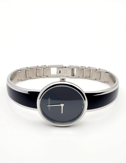 Calvin Klein Seduce Quarzuhr mit Schweizer Uhrwerk, elegantes Design und goldfarbenes Zifferblatt, Armbanduhr für Damen