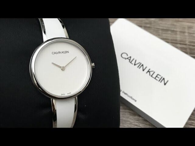 Calvin Klein Seduce Quarzuhr mit Edelstahlarmband und Schweizer Uhrwerk, elegante Damenuhr im minimalistischen Design