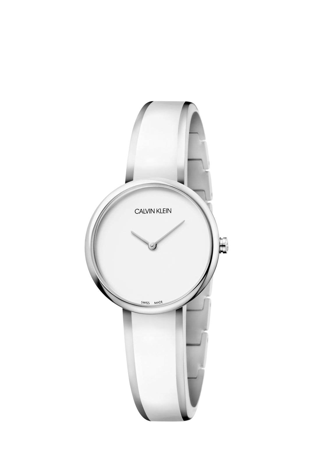 Calvin Klein Seduce Quarzuhr mit Schweizer Uhrwerk, elegantes Design, Edelstahlarmband und Zifferblatt in Schwarz und Silber