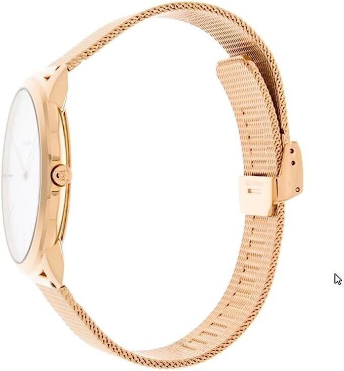 Calvin Klein Minimal Herrenuhr mit 43mm Edelstahl-Gehäuse, gold-rosé Armband, Swiss Made, Quarzuhr, elegante Männerarmbanduhr