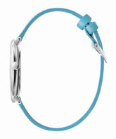 Calvin Klein Rise Damenuhr mit 38mm Gehäuse, türkises Zifferblatt, Quarzwerk, Swiss Made, stilvolle Damenuhr