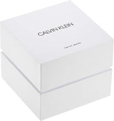 Calvin Klein Rise Damenuhr 38mm Quarzuhr in Türkis mit Edelstahlarmband, Swiss Made, stilvoll und modern.