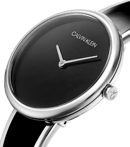 Calvin Klein Seduce Quarzuhr Swiss Made mit elegantem Zifferblatt und Edelstahlarmband, stilvoll und präzise.