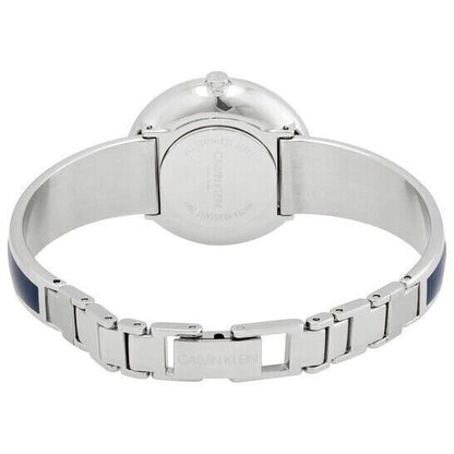 Calvin Klein Seduce Quarzuhr Swiss Made mit elegantem Zifferblatt und Edelstahlarmband, stilvolle Damenuhr, Modell K4E2N11N