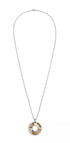 Calvin Klein Damenkette Spellbound aus Edelstahl, weiß, mit schlichter, eleganter Design.