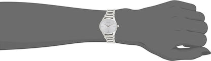 Calvin Klein Stately Quarzuhr 33mm Swiss Made mit elegantem Zifferblatt und Edelstahlarmband, hochwertig und stilvoll.