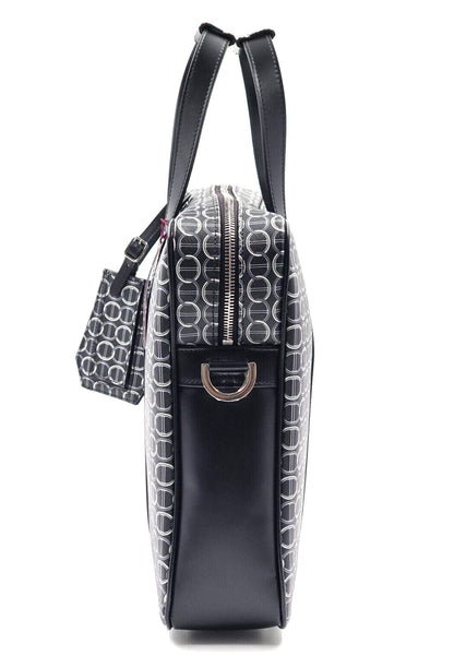 Schwarze Davidoff Colorama Business Tasche mit Reißverschluss, elegante Tasche für Geschäftsbedarf, aus stabilem Material