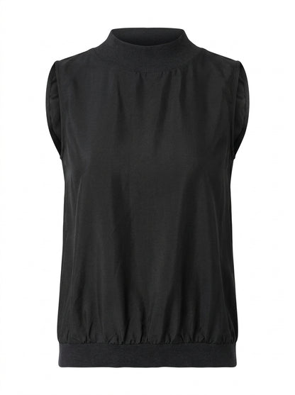 Emporio Armani Top Schwarz Ärmellos — ghost