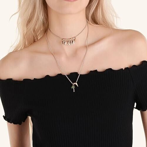 Dodo Kette aus 925 Silber mit Sandy Pink Anhänger, 80 cm lange Schmuckkette für Damen, elegantes Accessoire
