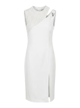 Versace Abito Donna Tessuto Bianco — ghost