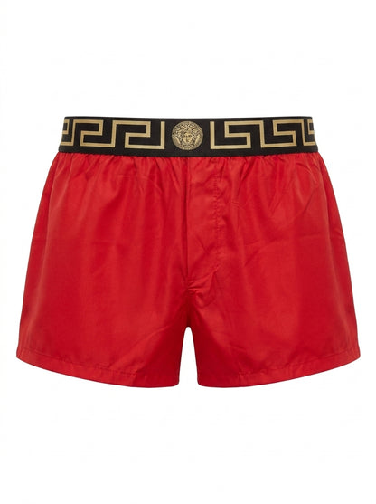 Versace Boxer Rot mit Greca-Muster — ghost