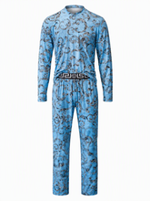 Versace Pyjama Hellblau Barock-Muster - Studio