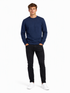 Calvin Klein Jeans Sweatshirt Marineblau — on model