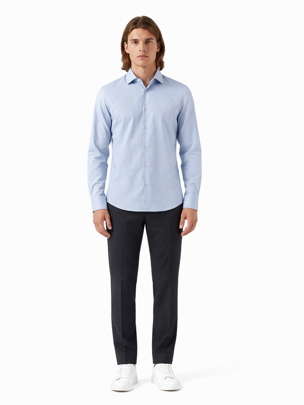 Emporio Armani Herrenhemd Hellblau