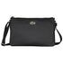 Schwarze Damen-Umhängetasche Lacoste L.12.12 Concept, 27 cm, modisches Accessoire, mit Markenlogo, aus hochwertigem Material