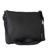 Schwarze Lacoste L.12.12 Concept Damentasche mit 27cm Umhängetasche, elegantes Design, langlebiges Material.