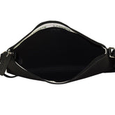 Schwarze Lacoste L.12.12 Concept Damen-Umhängetasche, 27 cm, elegantes Design, strapazierfähiges Material