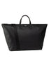 Lacoste Damen Shopping Bag L aus schwarzem Material mit Logo-Detaljen, große Einkaufstasche für Damen