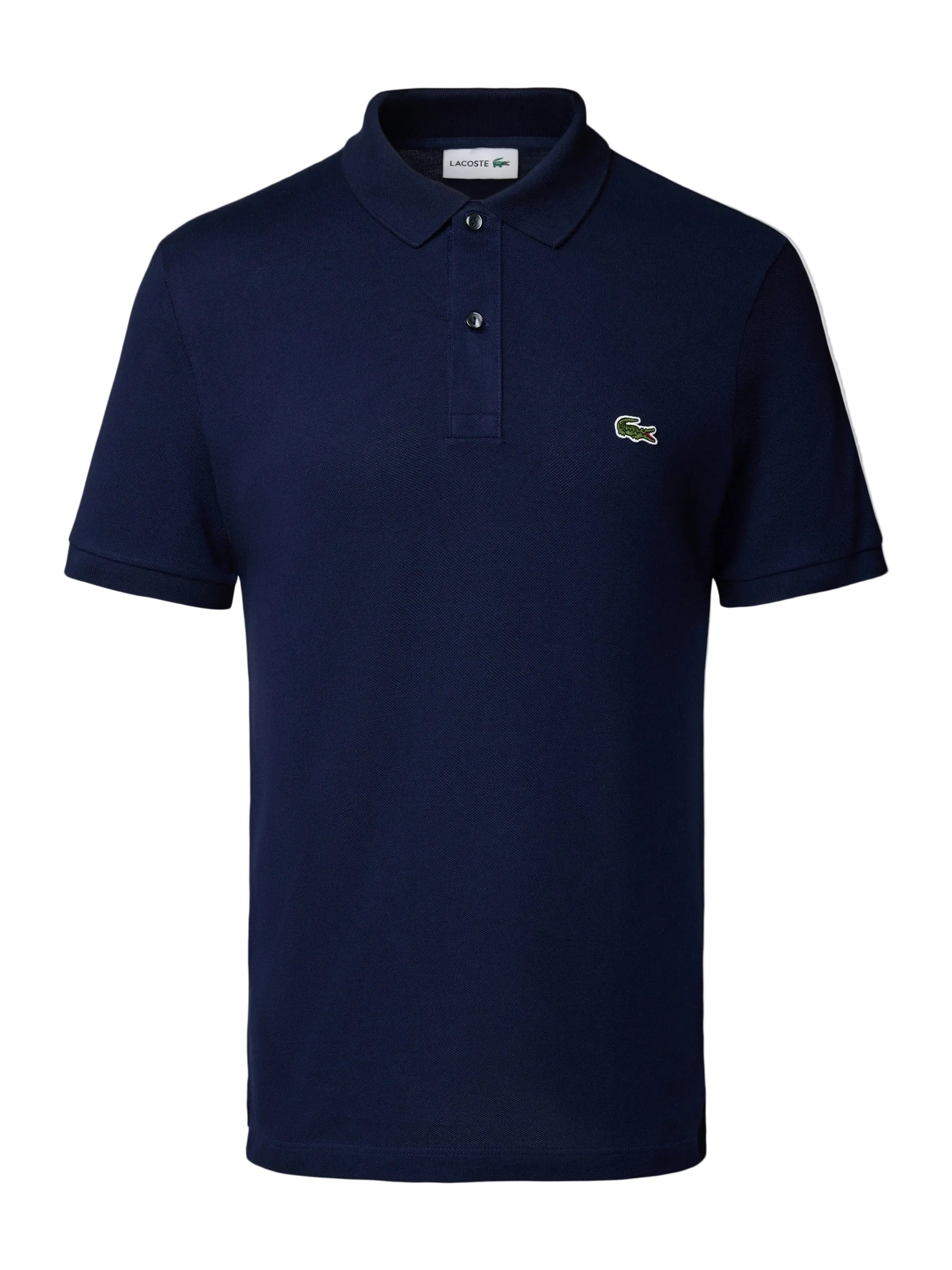 Lacoste Poloshirt Herren Slim Fit in Weiß, mit typischem Krokodil-Logo, bequemes und stilvolles Oberteil.