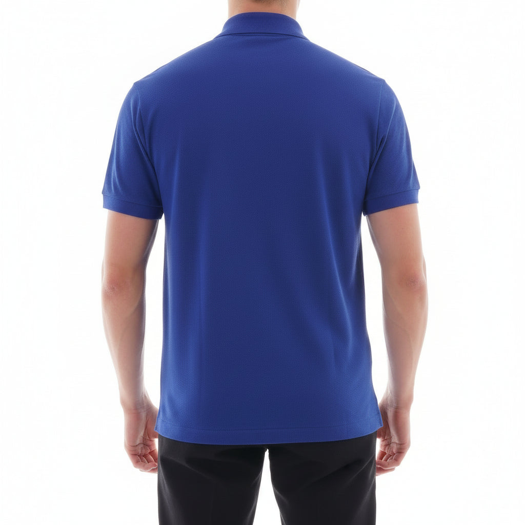 Herren Poloshirt von Lacoste Oceane in Hellblau, leichtes und bequemes Polo aus Baumwolle, mit typischem Lacoste Krokodil-Logo.