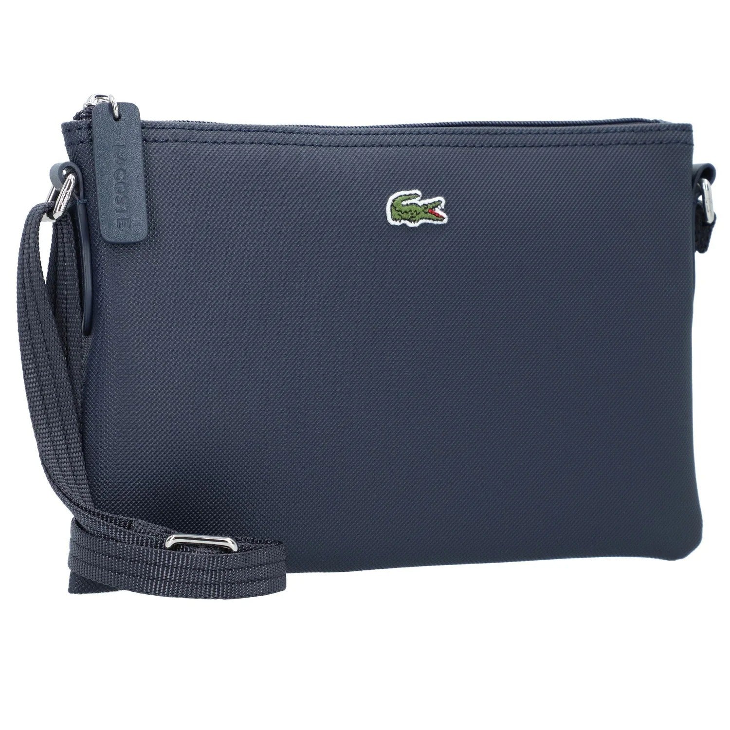 Lacoste L.12.12 Concept Umhängetasche Damen in Eclipse-Blau, 26 cm, mit Markenlogo