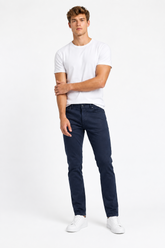 Paul & Shark Herrenhose Shark Fit Stretch Navy — on model