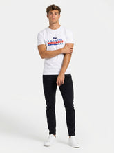 Lacoste TH6996 Original T-Shirt Weiß — on model