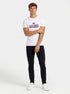 Lacoste TH6996 Original T-Shirt Weiß — on model