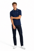 Paul & Shark Poloshirt Marineblau — on model