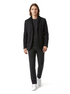 Emporio Armani Blazer Herren Schwarz — on model
