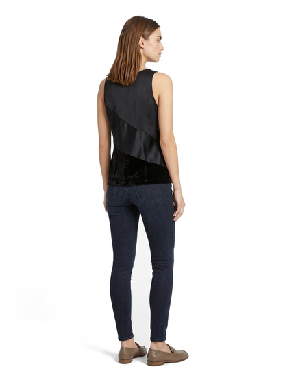 Emporio Armani Top Damen Schwarz — on model