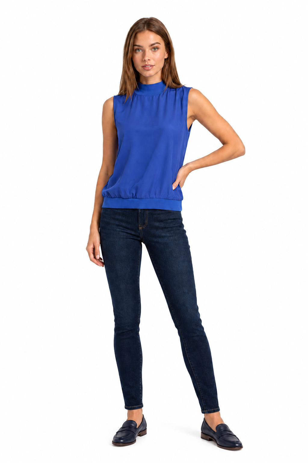 Emporio Armani R2K11T R2309 Ärmellos Top Blau