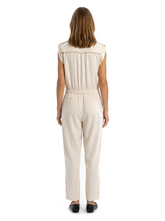 Armani Jeans Jumpsuit Creme — on model