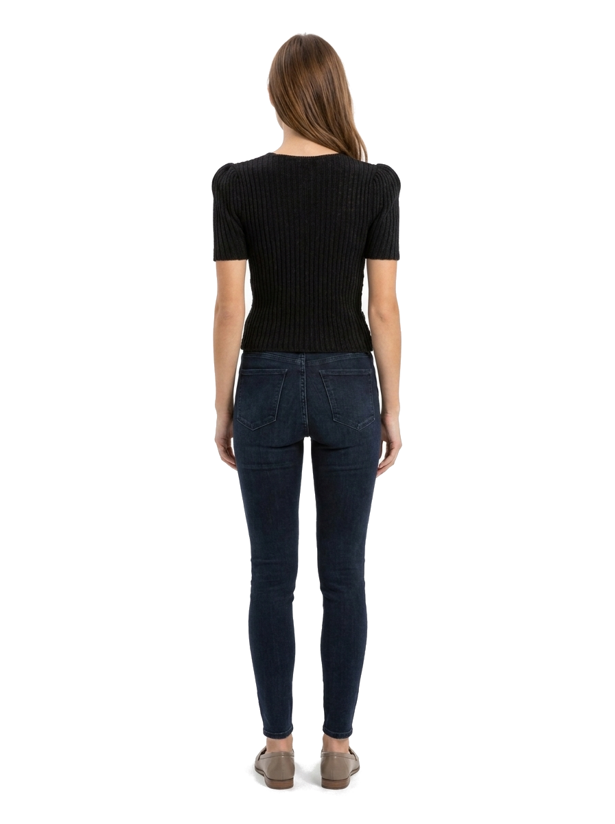 Emporio Armani Cardigan Schwarz — on model
