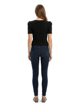 Emporio Armani Cardigan Schwarz — on model