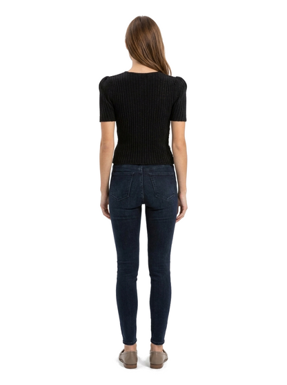 Emporio Armani Cardigan Schwarz — on model