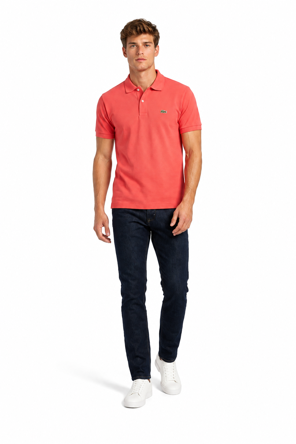 Lacoste Poloshirt Herren Baumwolle Sirop