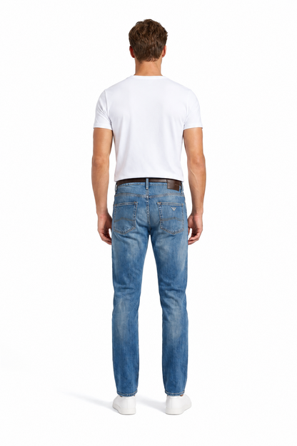 Armani Jeans J21 Herrenjeans Regular Fit Blau (06J91 2U)