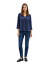 Armani Jeans Bluse Damen Marineblau — on model