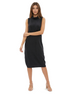 Emporio Armani Kleid Damen Ärmellos Schwarz (6XTAZ1 TM01Z) — on model
