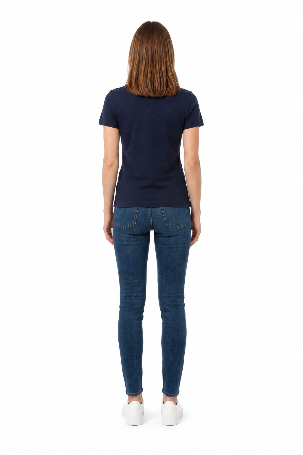 Lacoste Poloshirt Damen Kurzarm Marineblau