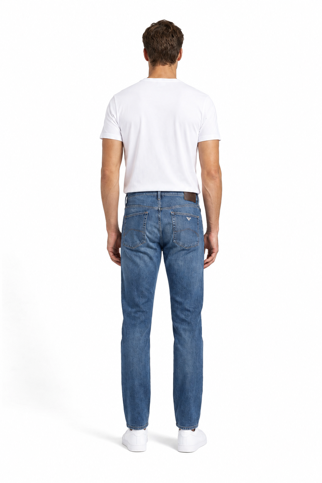 Emporio Armani J21 Jeans Herren Blau Regular Fit