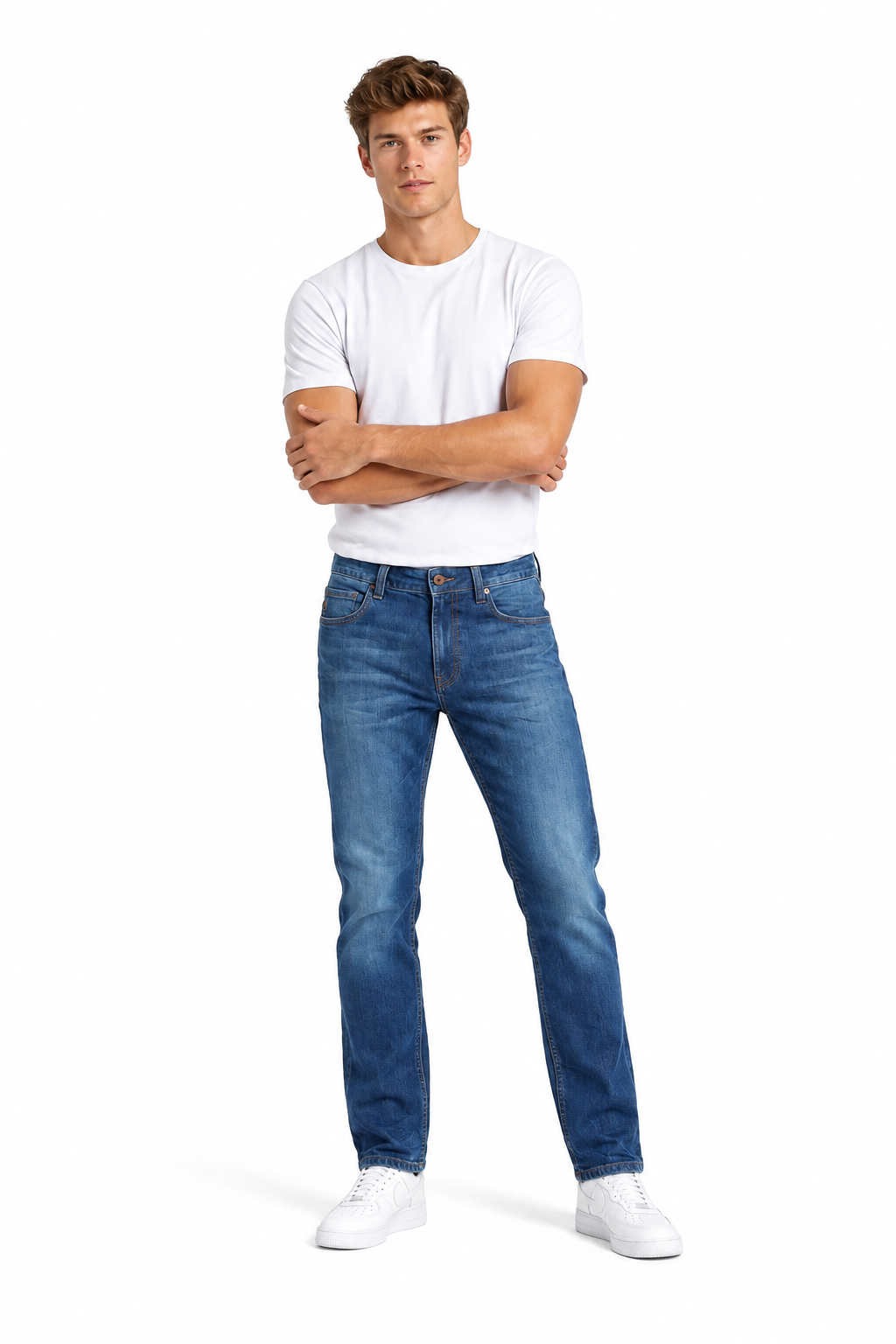 Armani Jeans J15 Herrenjeans Blau Regular Fit