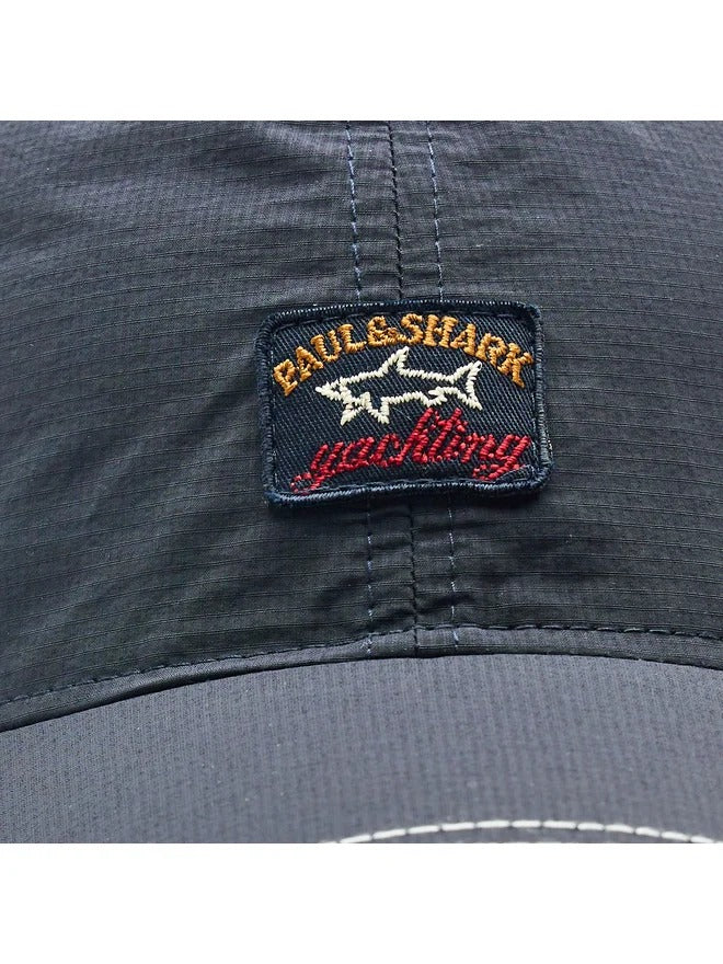 Paul &amp; Shark Cap Dunkelblau mit weißen Kontrastnähten