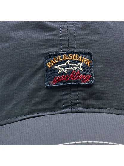 Paul &amp; Shark Cap Dunkelblau mit weißen Kontrastnähten