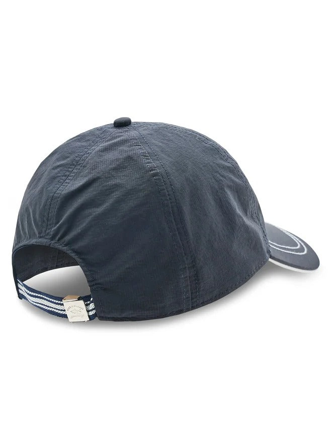 Paul &amp; Shark Cap Dunkelblau mit weißen Kontrastnähten