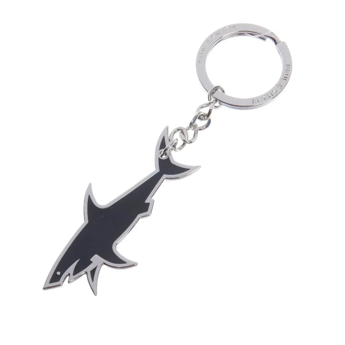 Paul &amp; Shark Schlüsselanhänger Silber mit Hai-Motiv